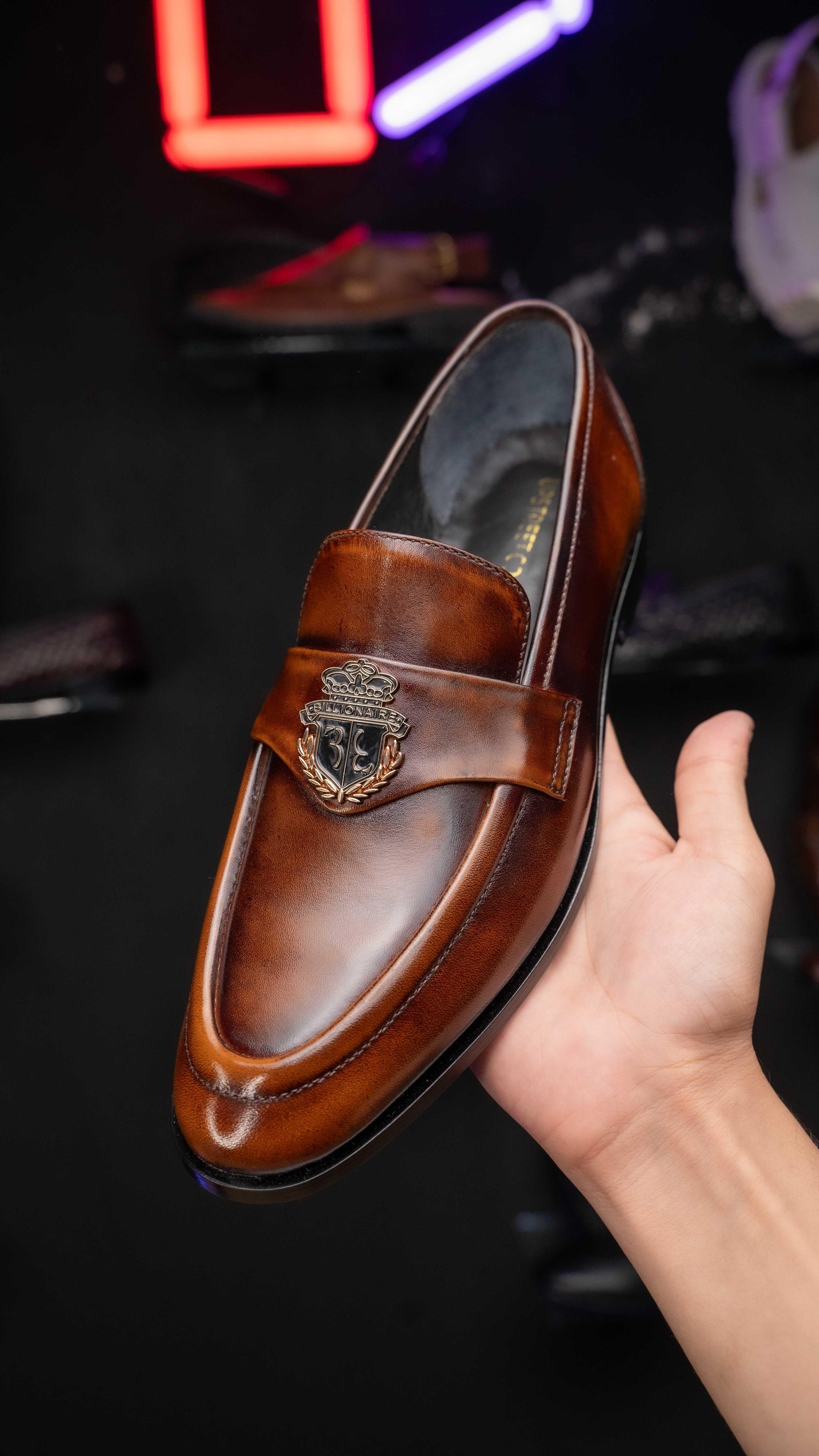 Premium Billionairo Loafer Brown