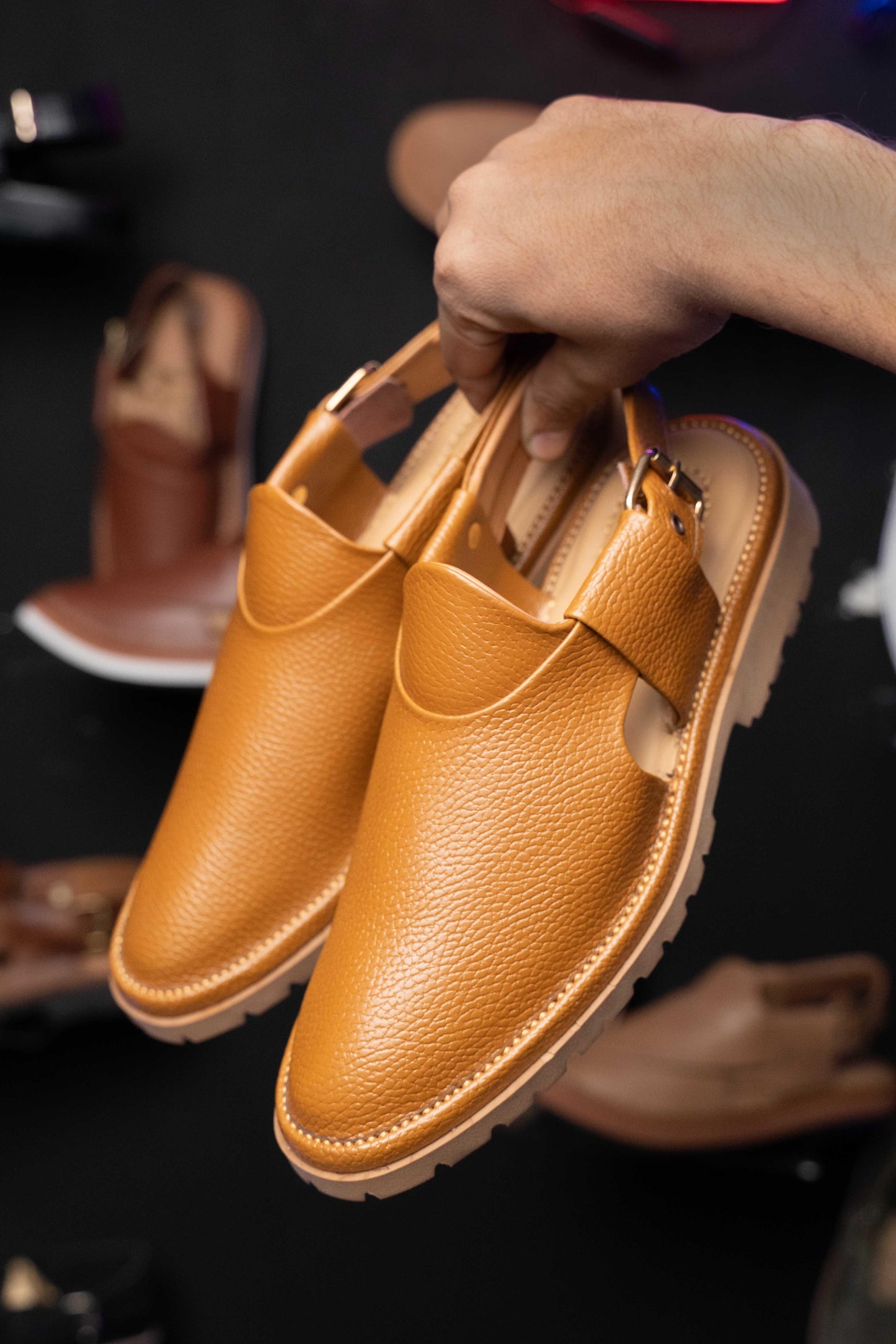 Camel Jeans Chappal Vibram sole