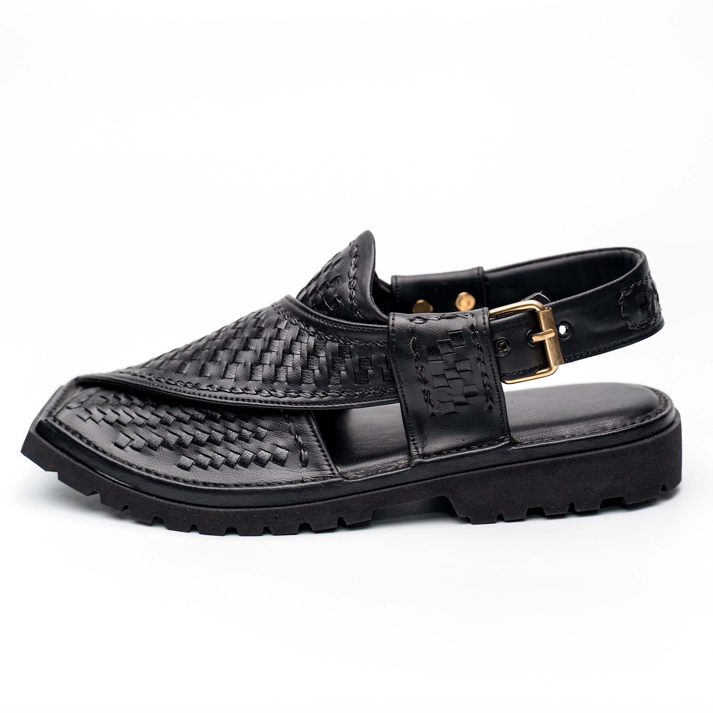 Black Knitted Kaptan