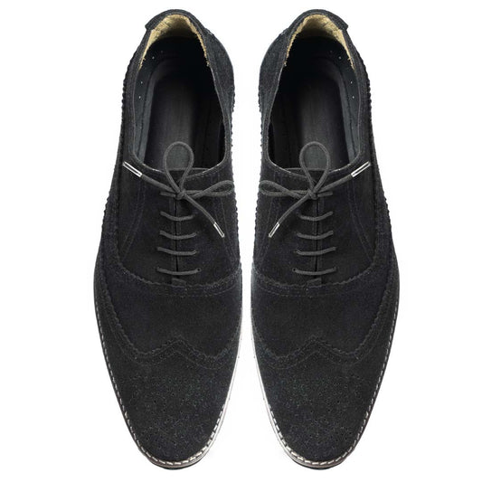 Suede Oxfords Black